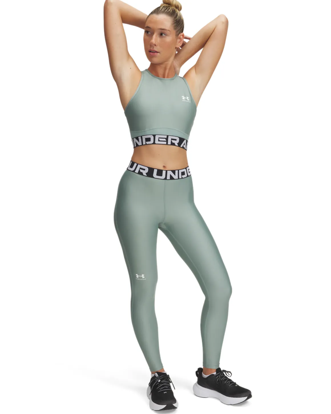 HG Mid Branded bra + Legging Silica Green SET