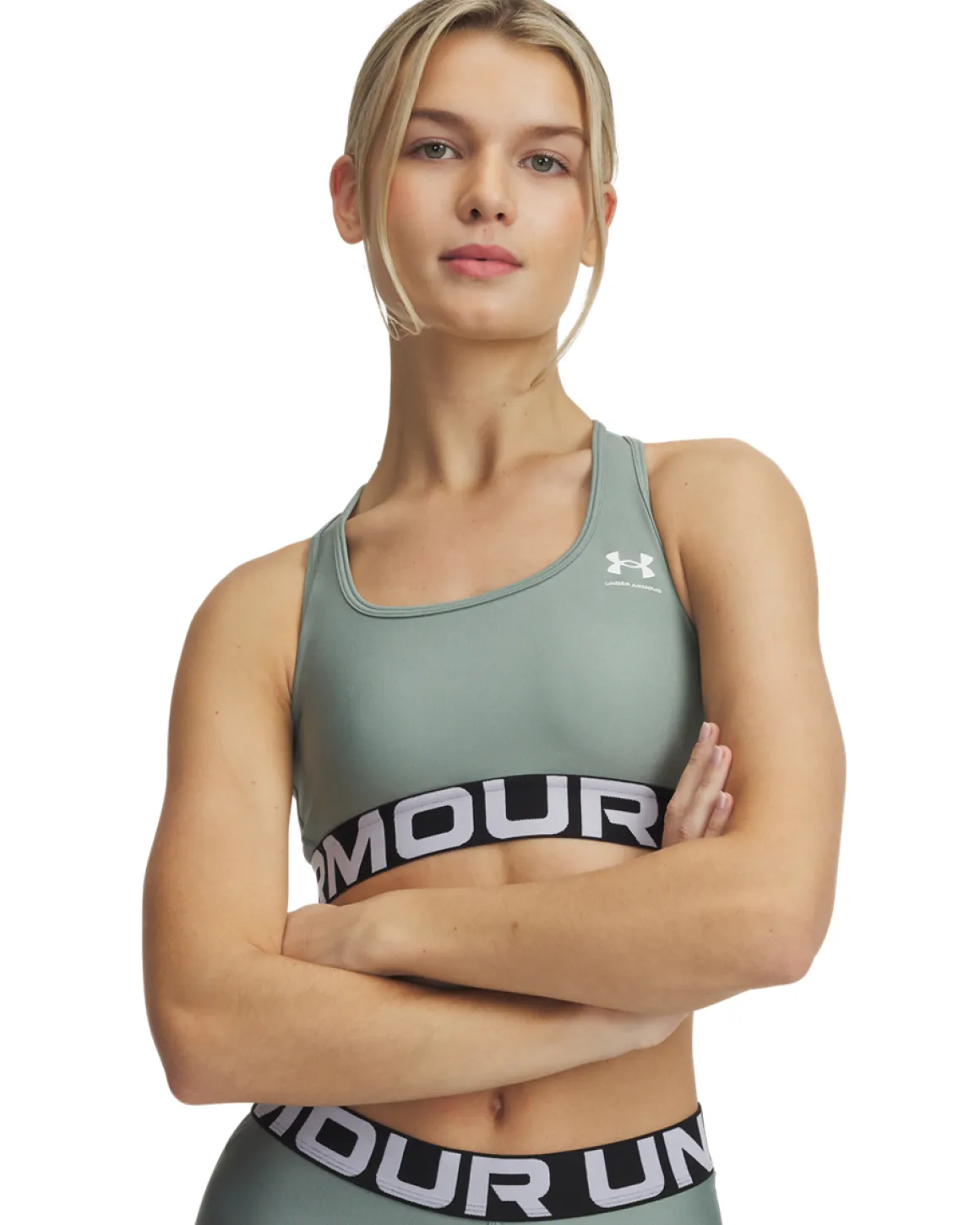 HG Mid Branded bra + Legging Silica Green SET