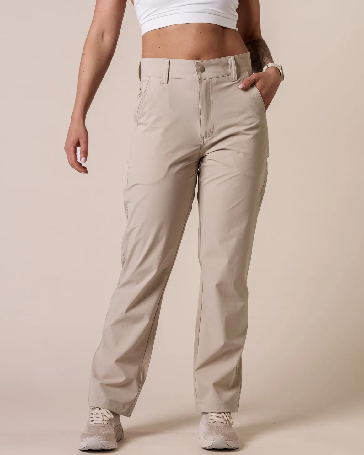 Hike Ripstop Pants Beige Feather