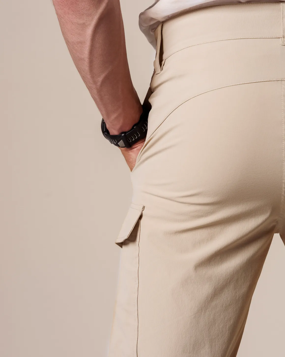Hike Ripstop Pants M Beige Safari