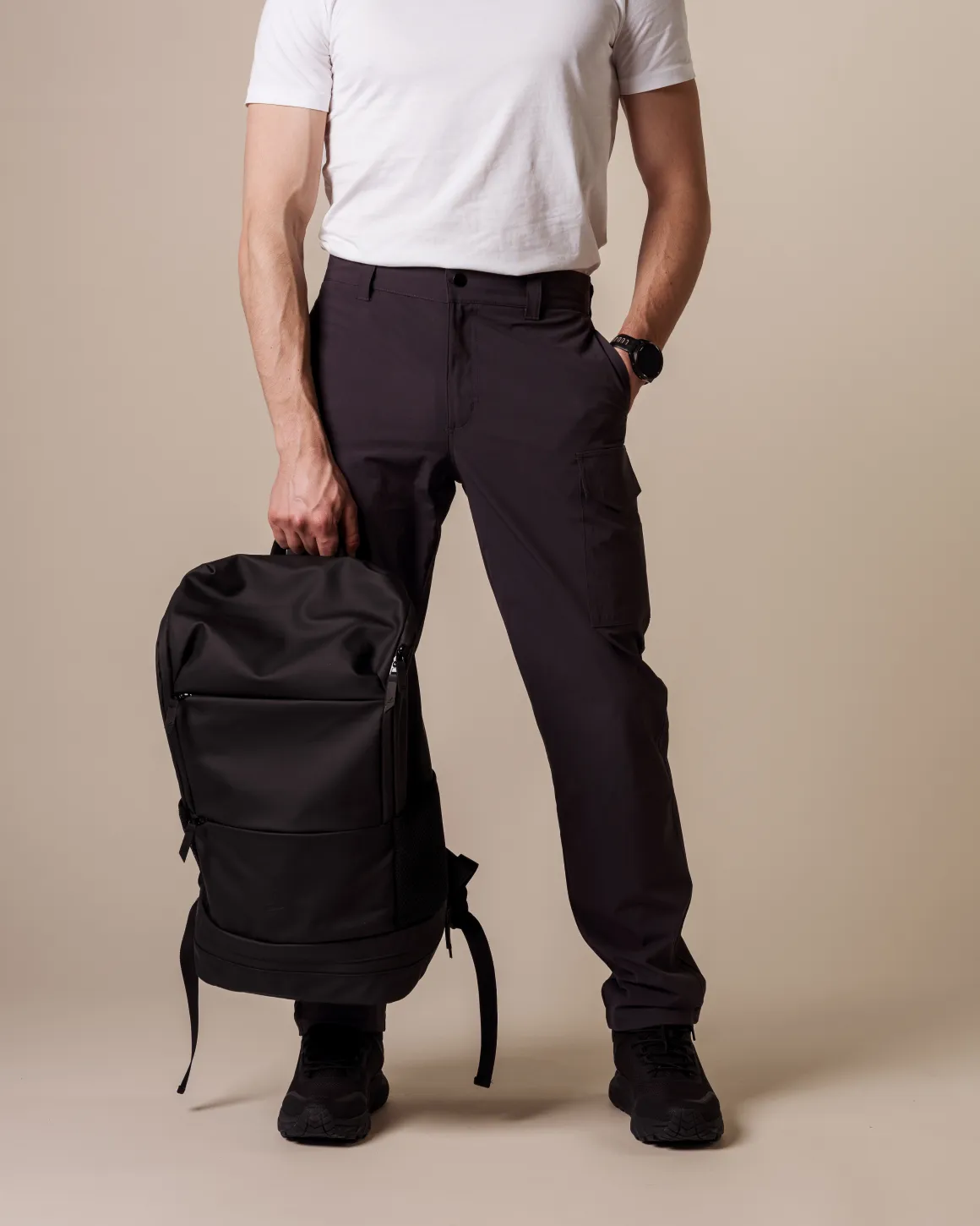 Hike Ripstop Pants M Black Charcoal