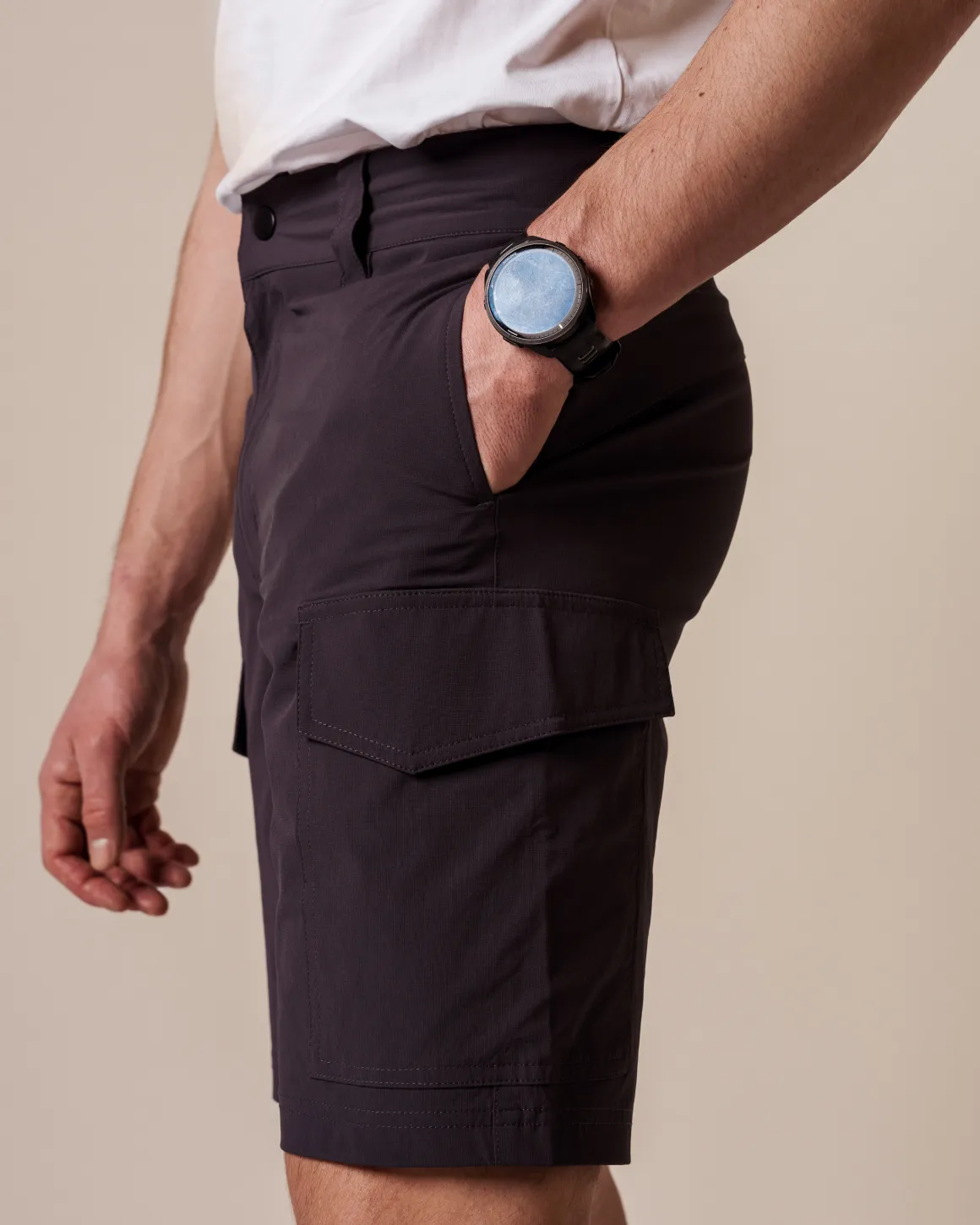 Hike Ripstop Shorts M Black Charcoal