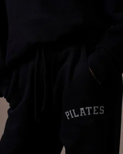Hoodie + Sweatpants Black/Pilates SET