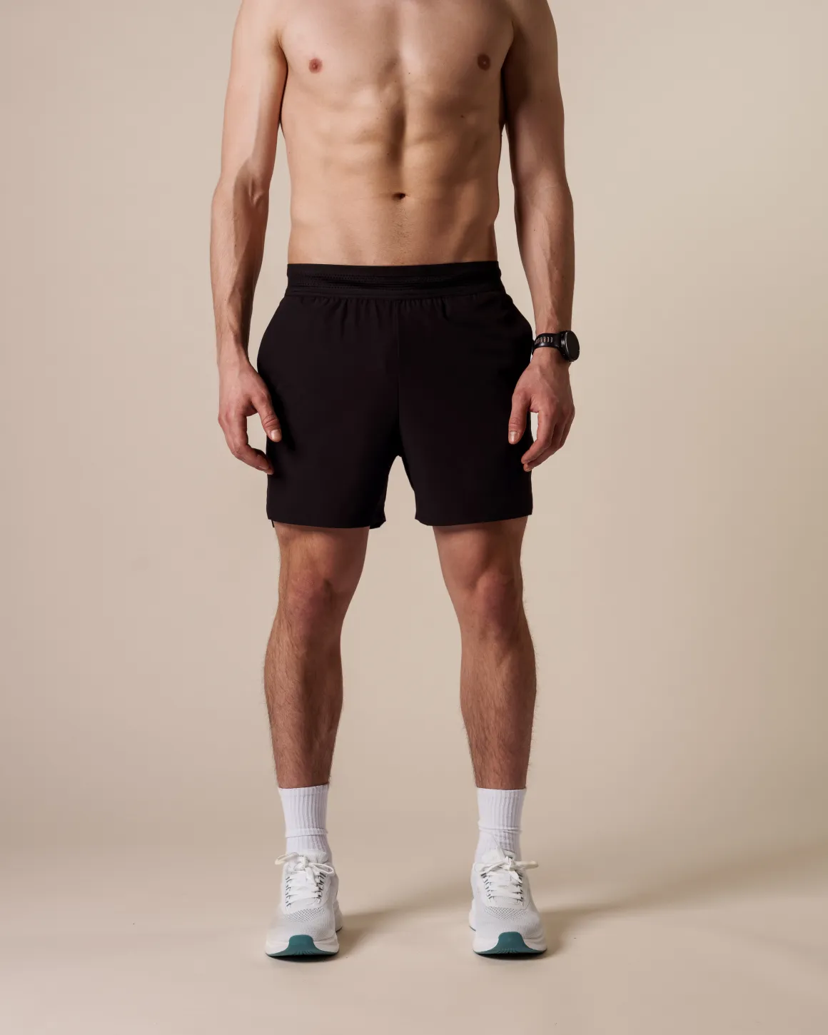 Hybrid 2-1 Pocket Shorts M Black