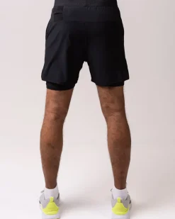 Hybrid 2-1 Pocket Shorts M Black