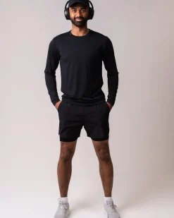 Hybrid 2-1 Pocket Shorts M Black