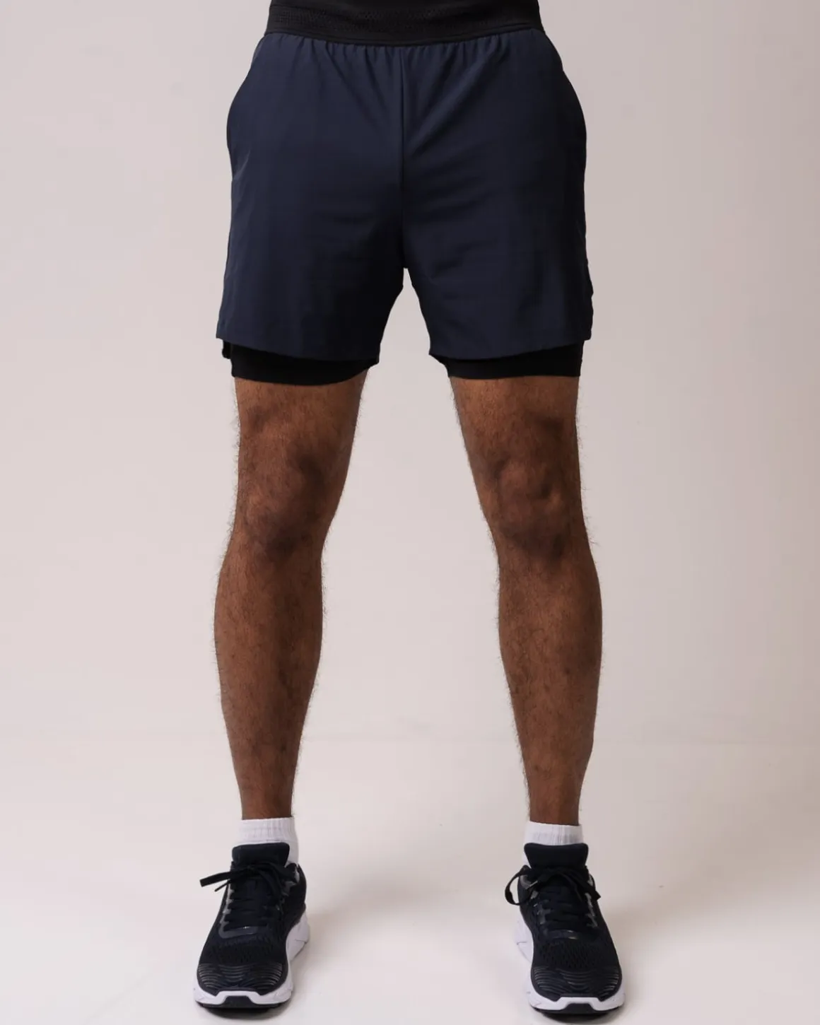 Hybrid 2-1 Pocket Shorts M Blue Navy