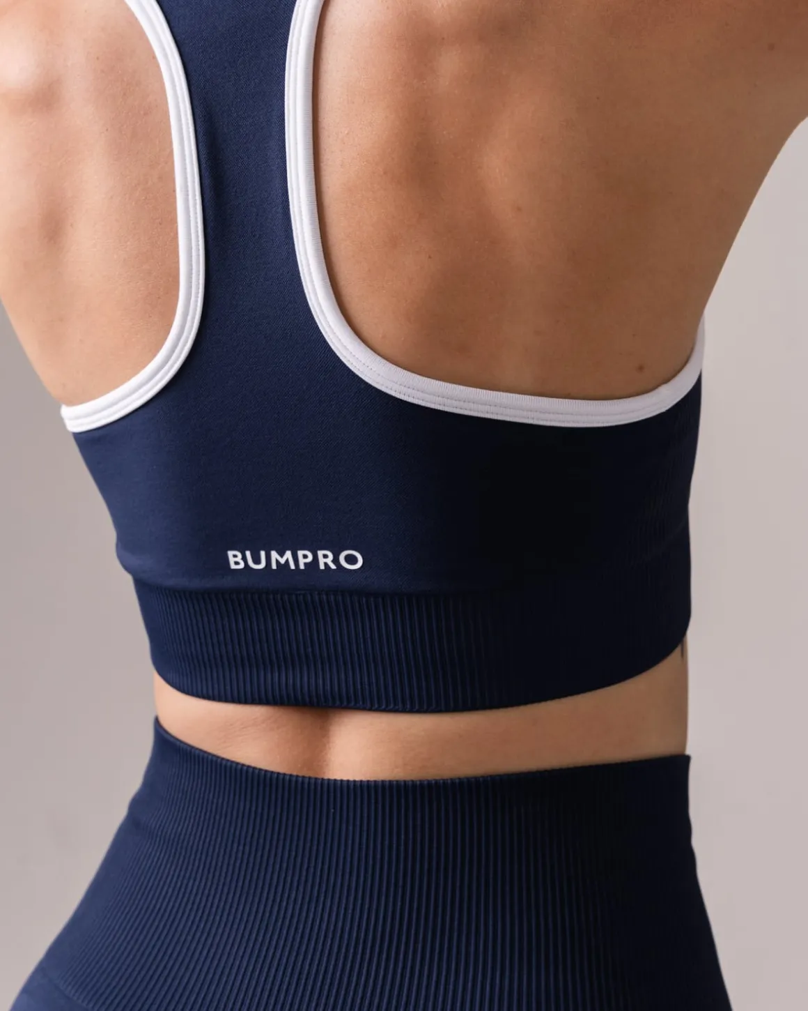Hyper Bra Blue Navy/White