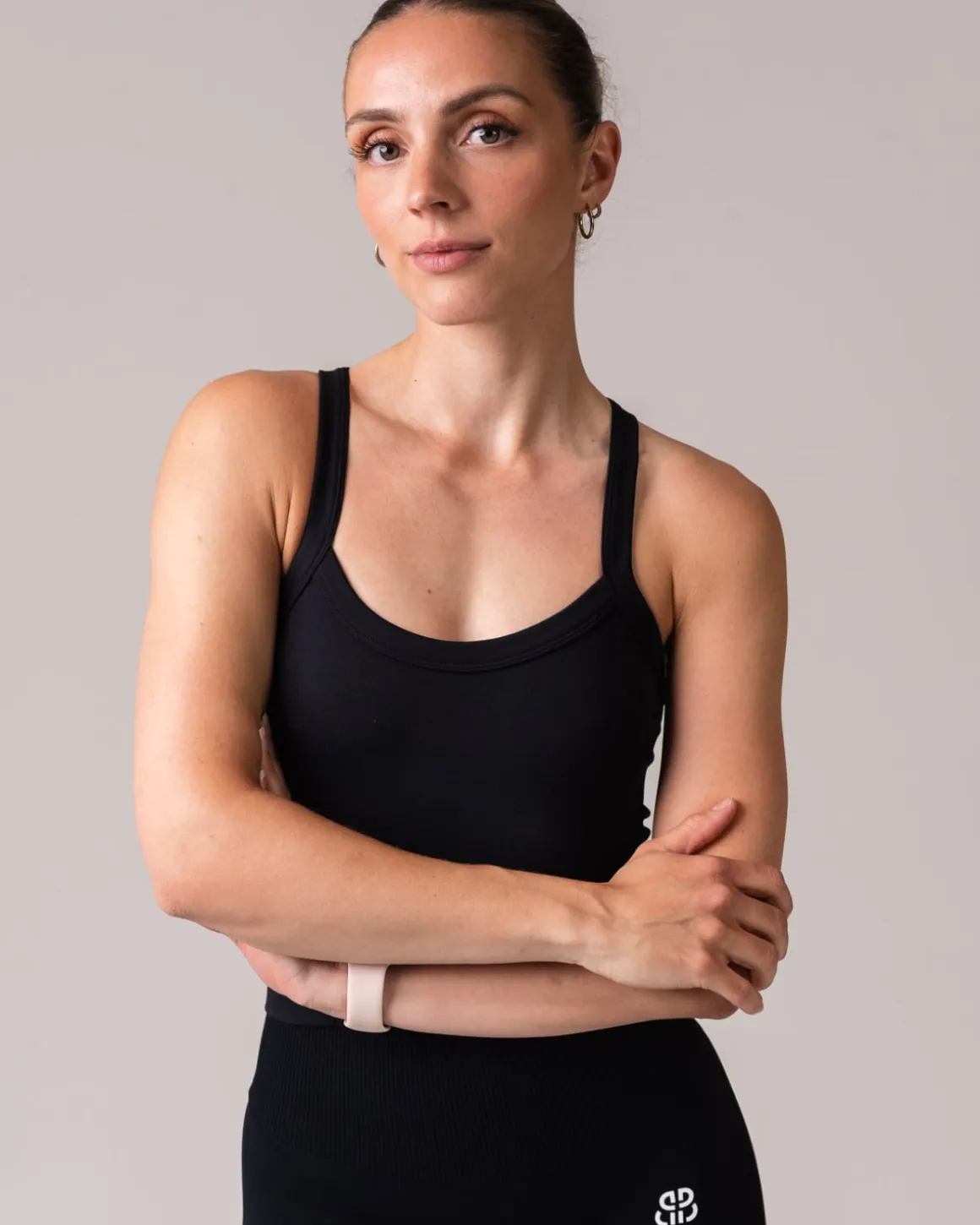 Hyper Crop Tank Black