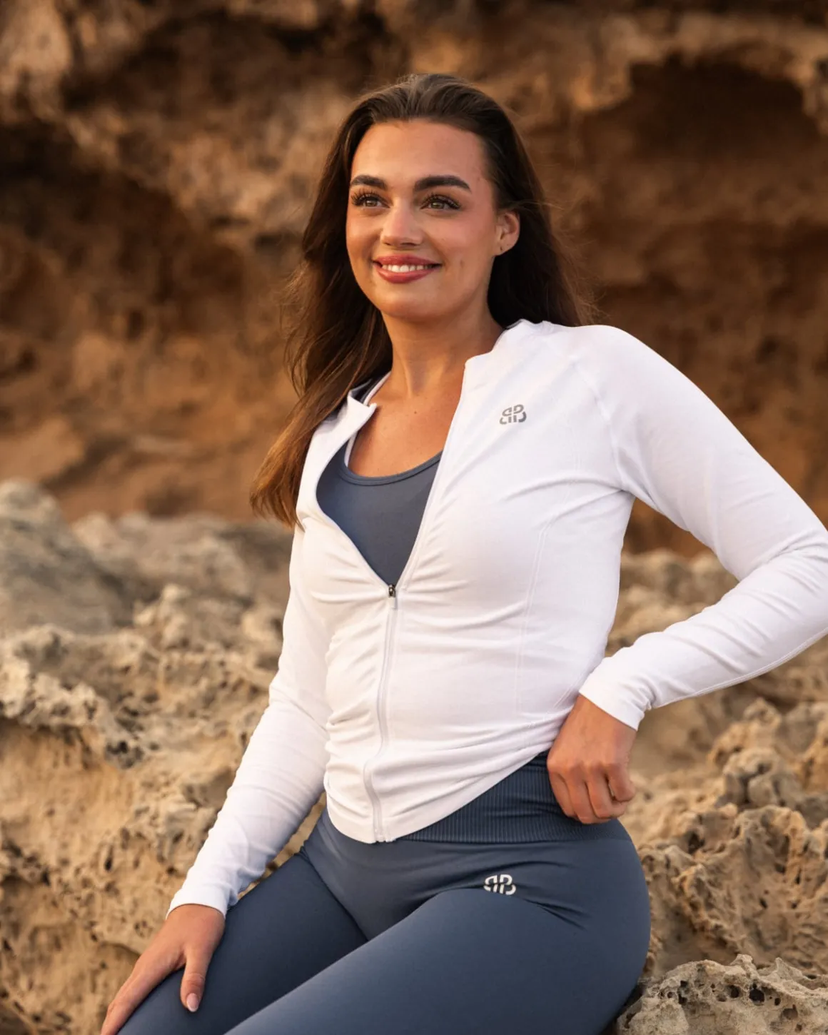 Hyper Full Zip White