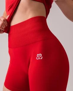 Hyper Scrunch Shorts 4″ Red Salsa
