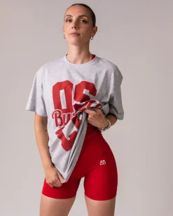 Hyper Scrunch Shorts 4″ Red Salsa