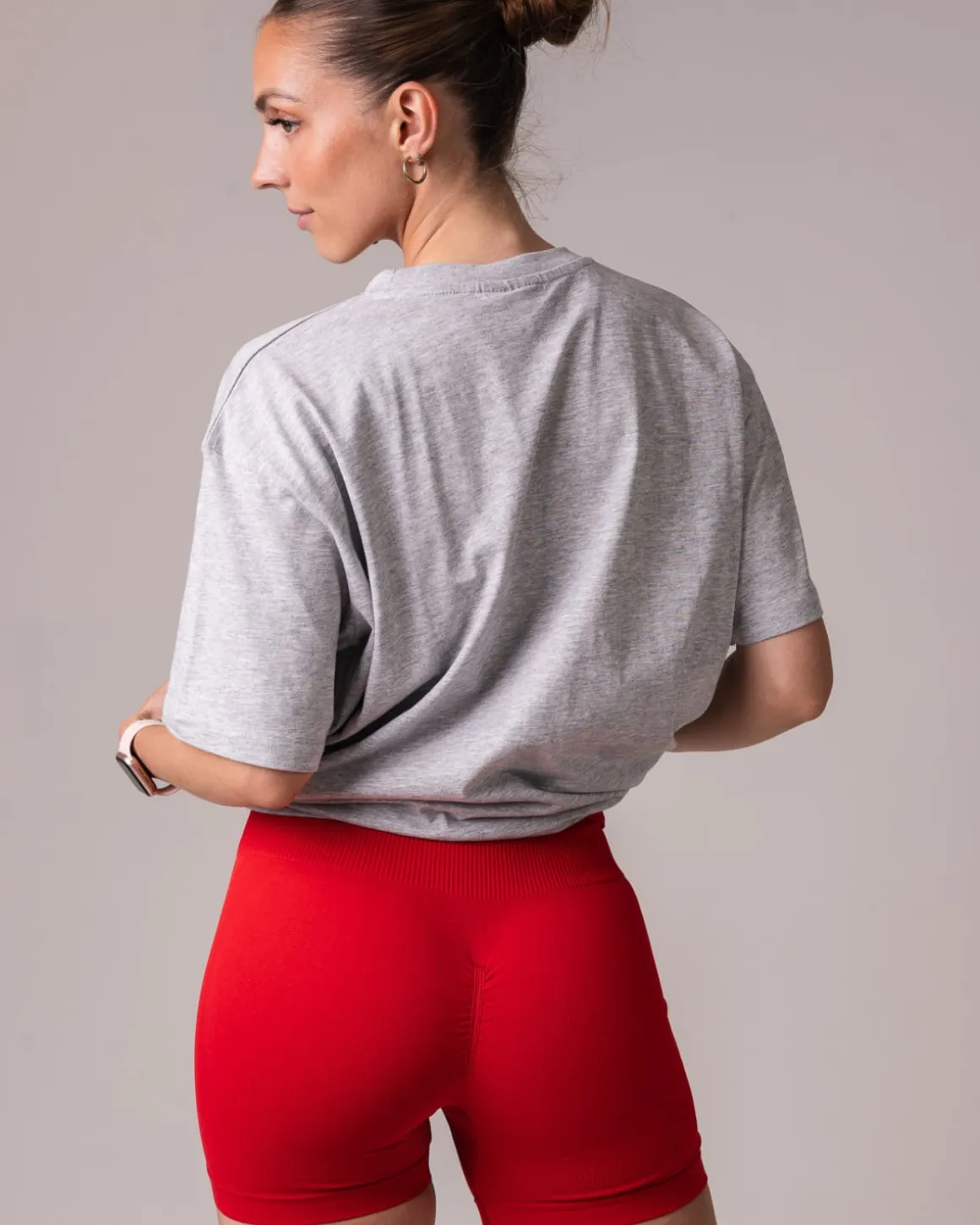 Hyper Scrunch Shorts 4″ Red Salsa
