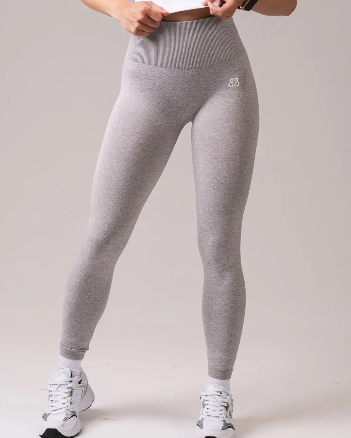 Hyper Scrunch Tights 2.0 Light Grey Marl