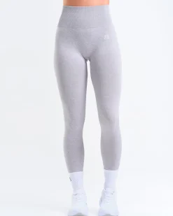 Hyper Scrunch Tights Light Grey Marl