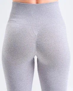 Hyper Scrunch Tights Light Grey Marl
