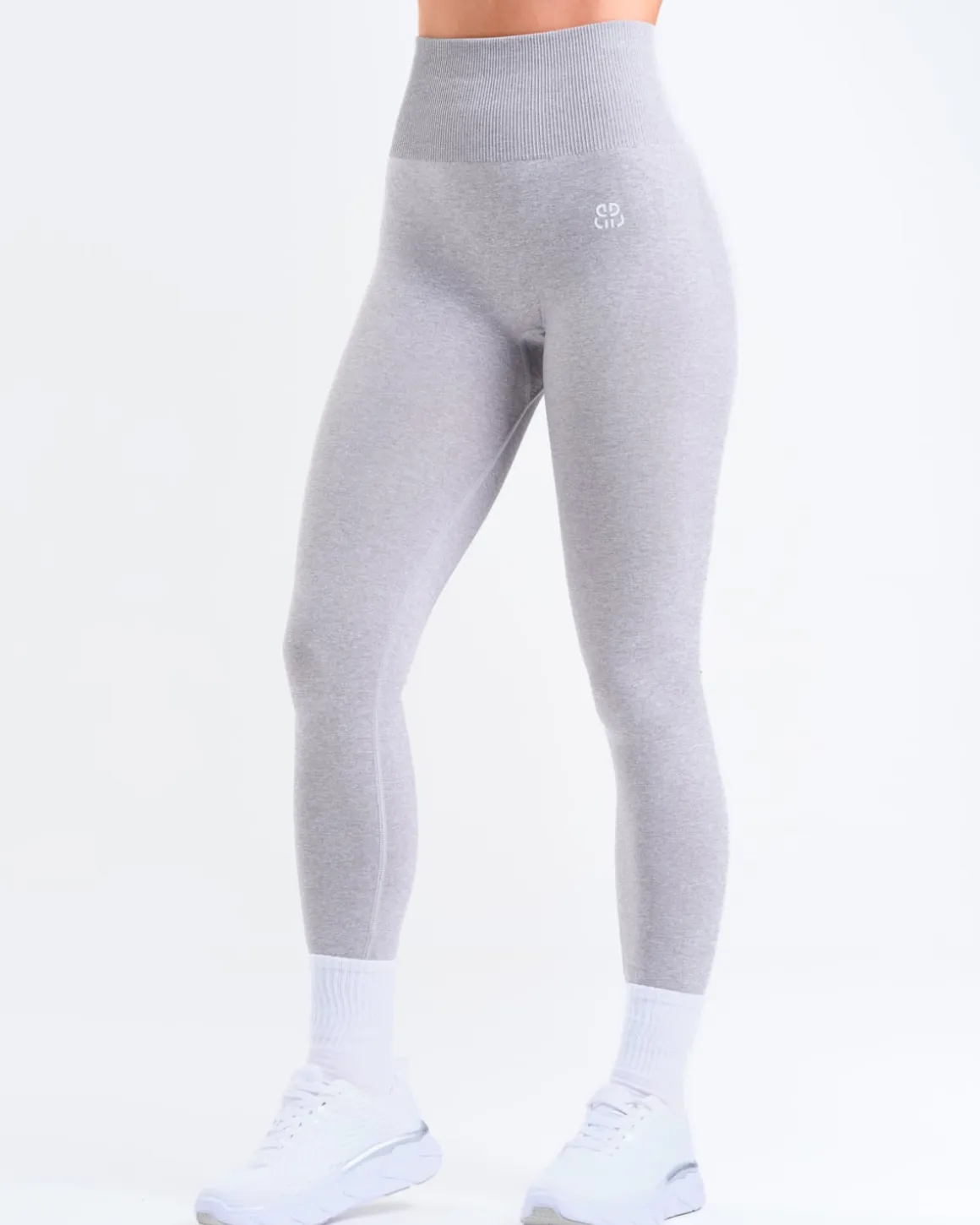 Hyper Scrunch Tights Light Grey Marl
