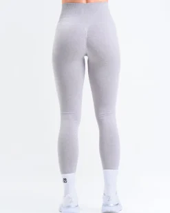 Hyper Scrunch Tights Light Grey Marl