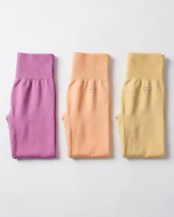 Hyper Tights Pink+Peach+Yellow 3-PACK