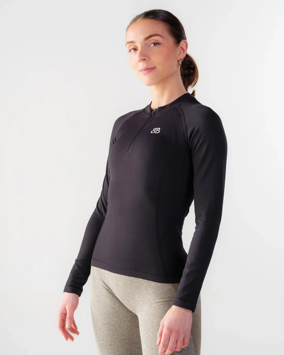 Hyper 1/2 Zip Sweater Black