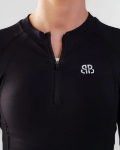 Hyper 1/2 Zip Sweater Black