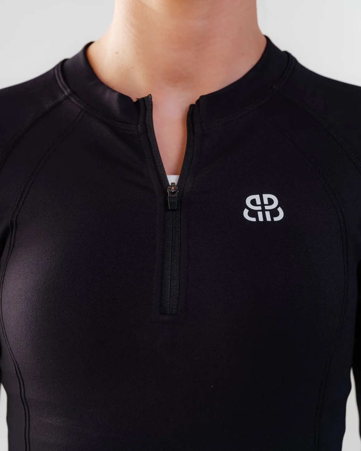 Hyper 1/2 Zip Sweater Black