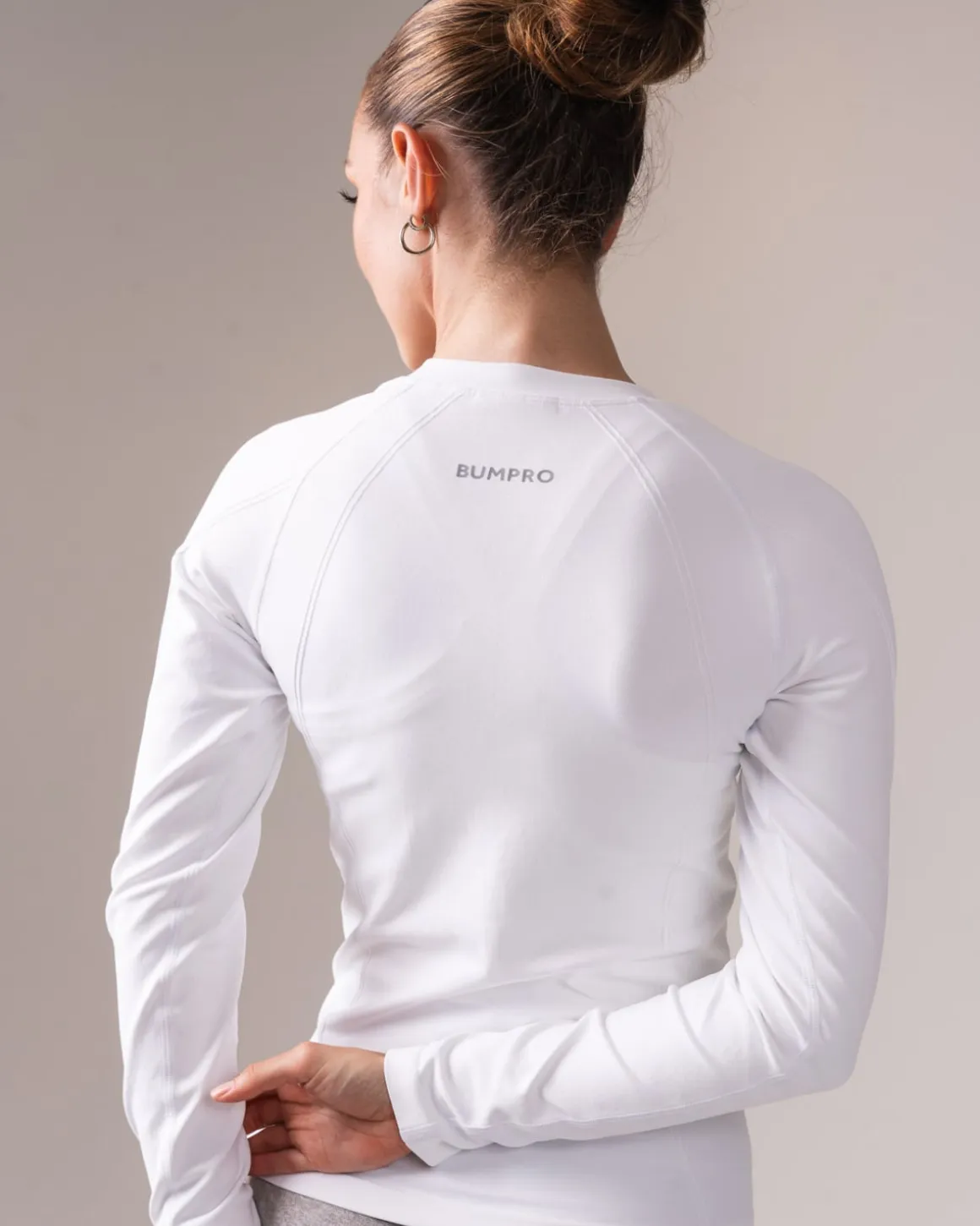 Hyper 1/2 Zip Sweater White