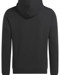 Identity Small Logo Fleece Hoodie Black