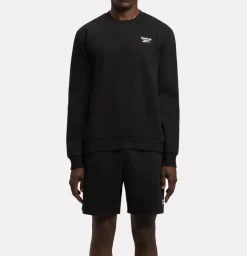 ID Small Logo Fleece Crewneck Black