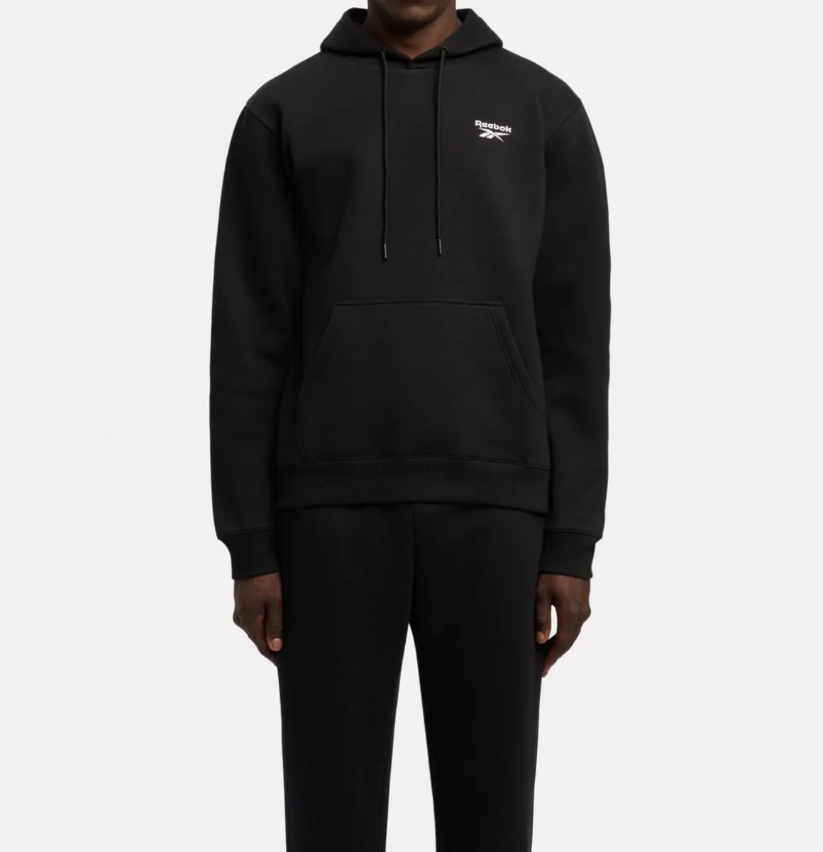 ID Small Logo Fleece Hoodie Black