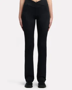 ID Train High Rise Bootcut Leggings Black