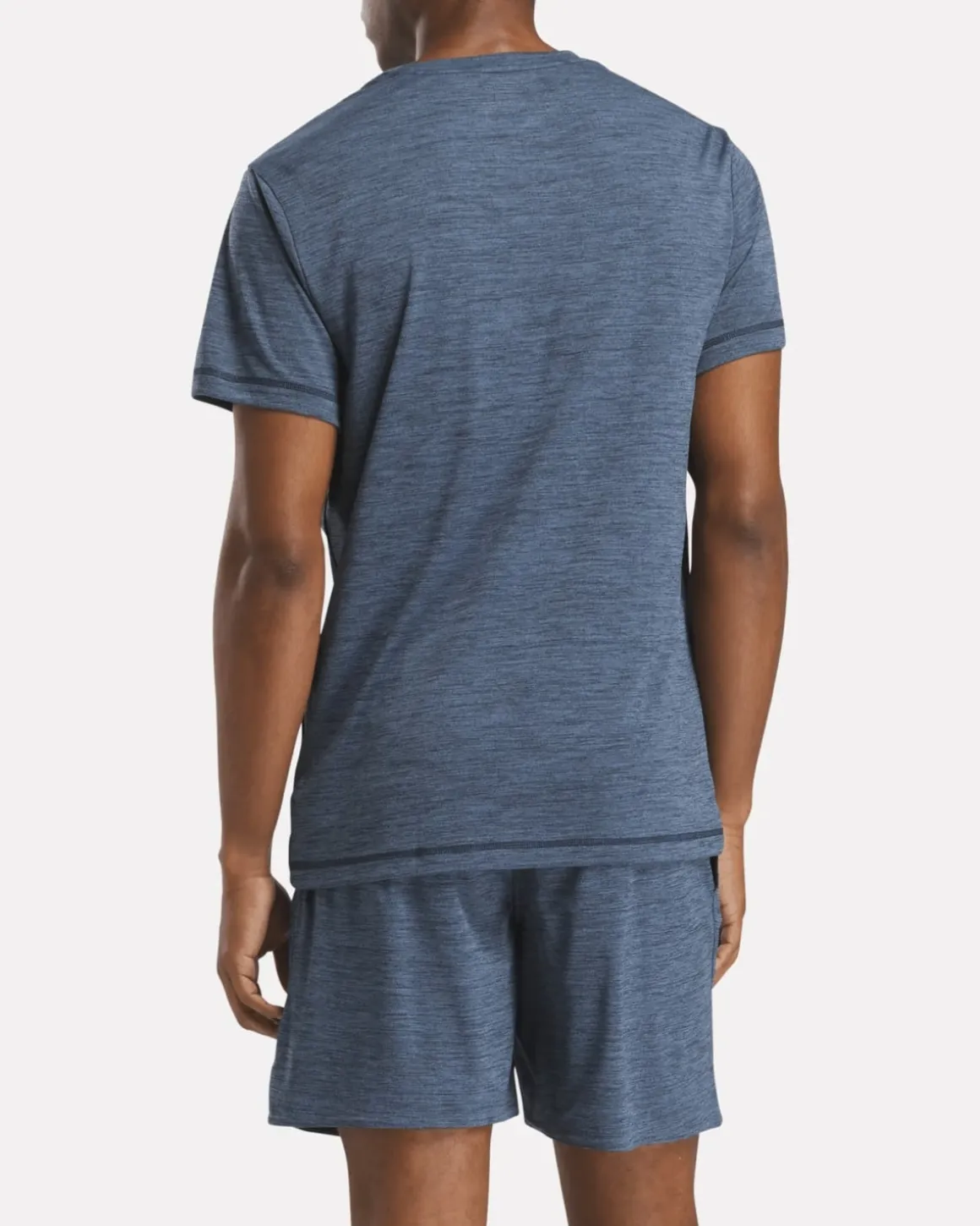 ID Train Melange Tech Tee Twilight Blue