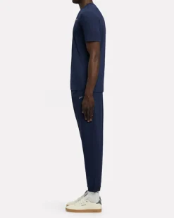 ID Train Strech Tech T-shirt Vector Navy