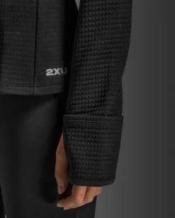 Ignition Hyper-Haptic 1/4 Zip Black/Silver Reflective