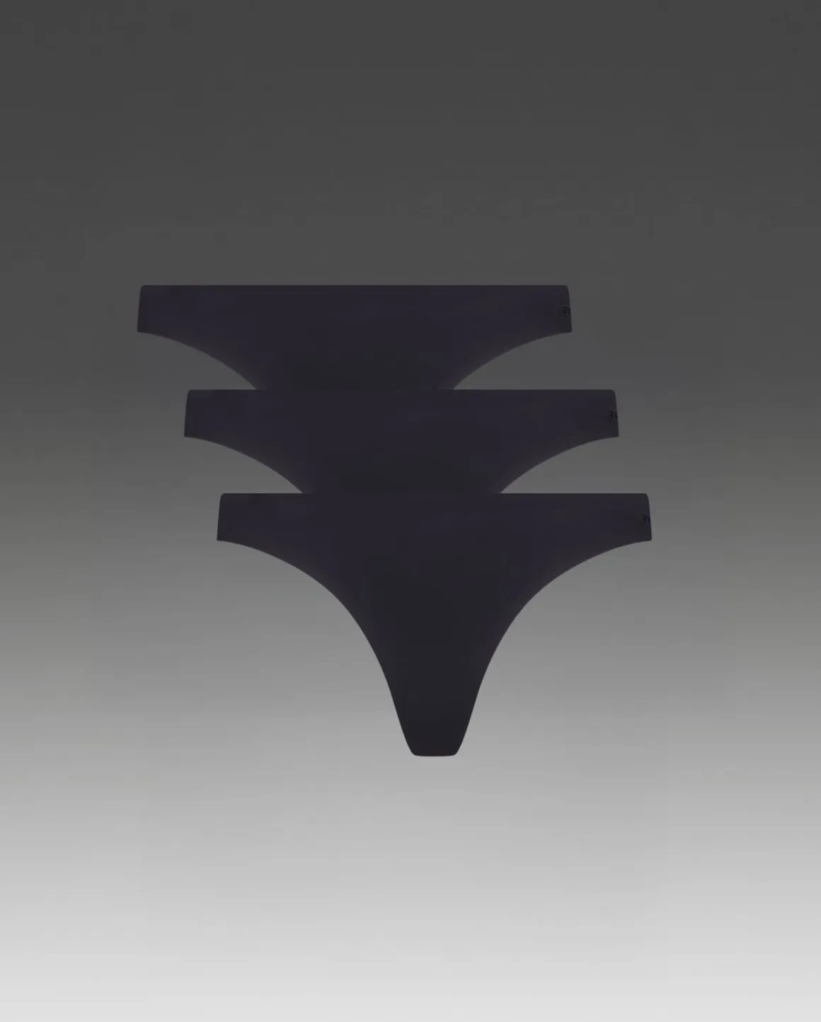 Invisible G-String 3 Pack Black/Black