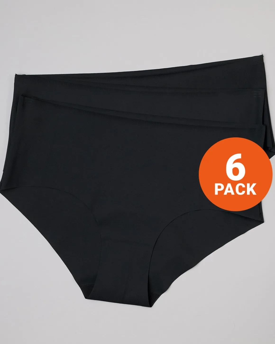 Invisible Hipster Black 6-PACK