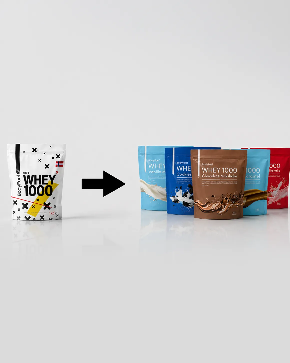 1kg Whey 1000 (3-pack)