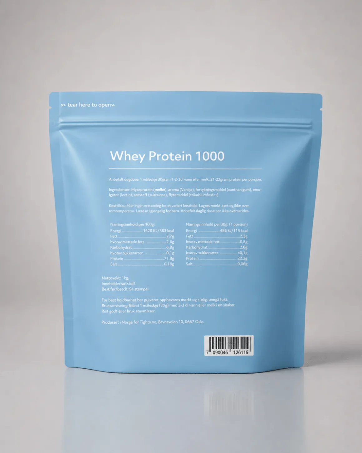 1kg Whey 1000 (3-pack)