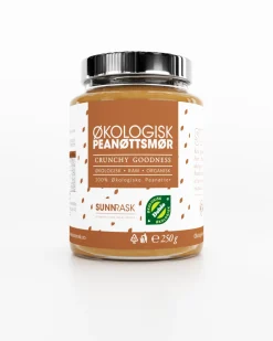 Økologisk Crunchy Peanøttsmør 3x250g
