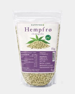 Økologisk Hempfrø 2x1kg