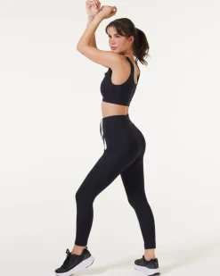 Lavish Laser Cut Tights Black 2-PACK