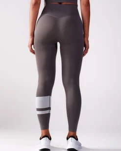 LEVITY Block Tights Beige + Grey 2-PACK
