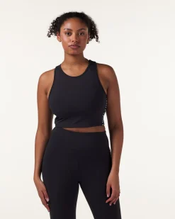 LEVITY Line Up Crop Tank Black + White 2-PACK