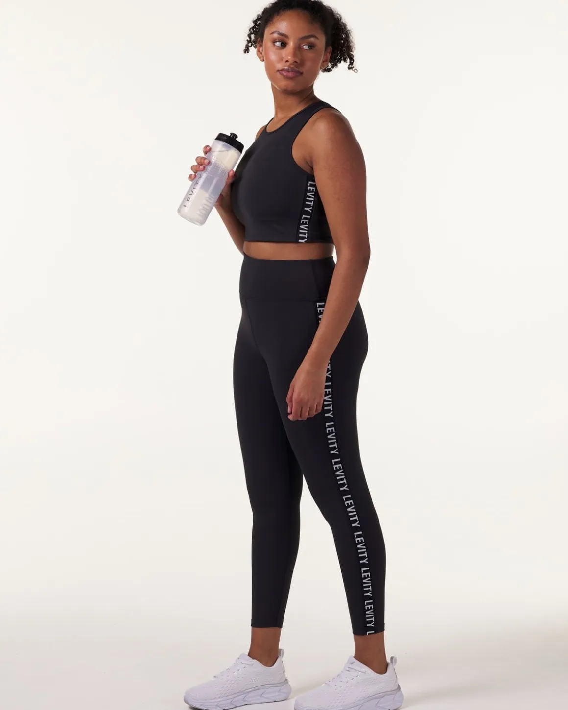 LEVITY Line Up Tights + Crop Tank SET