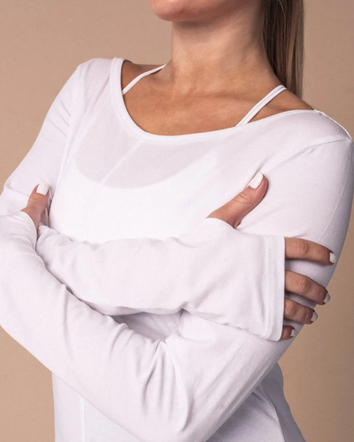 LEVITY Soft Sweater White