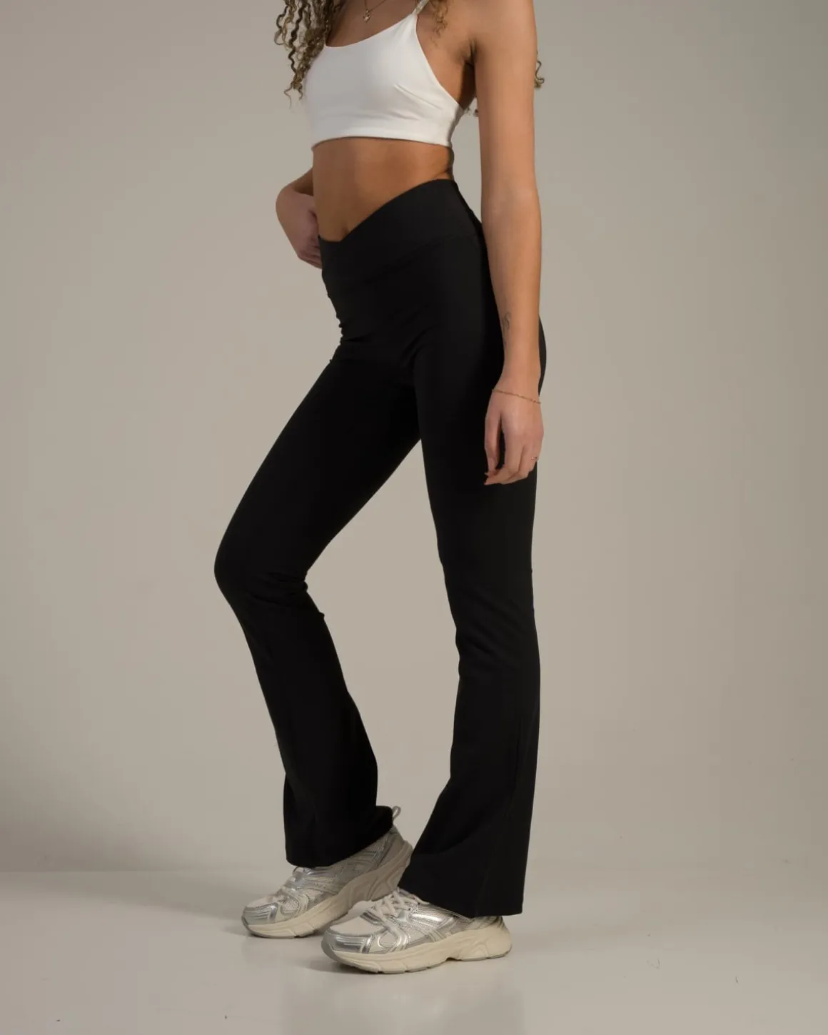 Lively Crossover Flare Pants Black