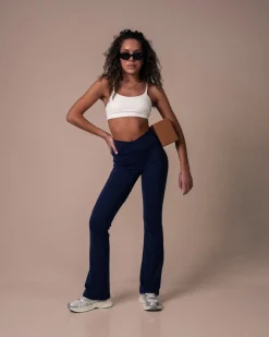 Lively Crossover Flare Pants Blue Navy