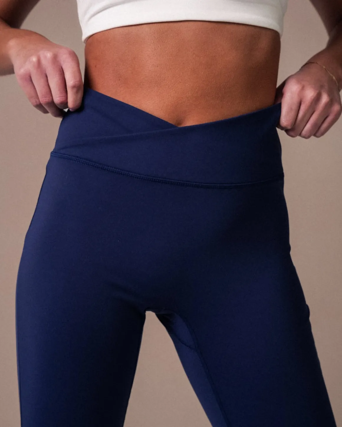 Lively Crossover Flare Pants Blue Navy