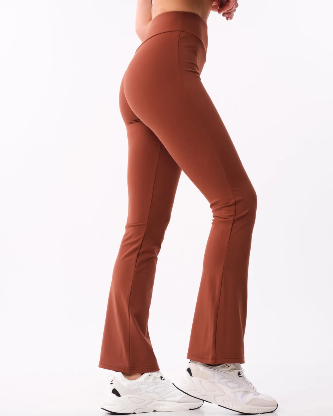 Lively Flare Pants Brown Chocolate