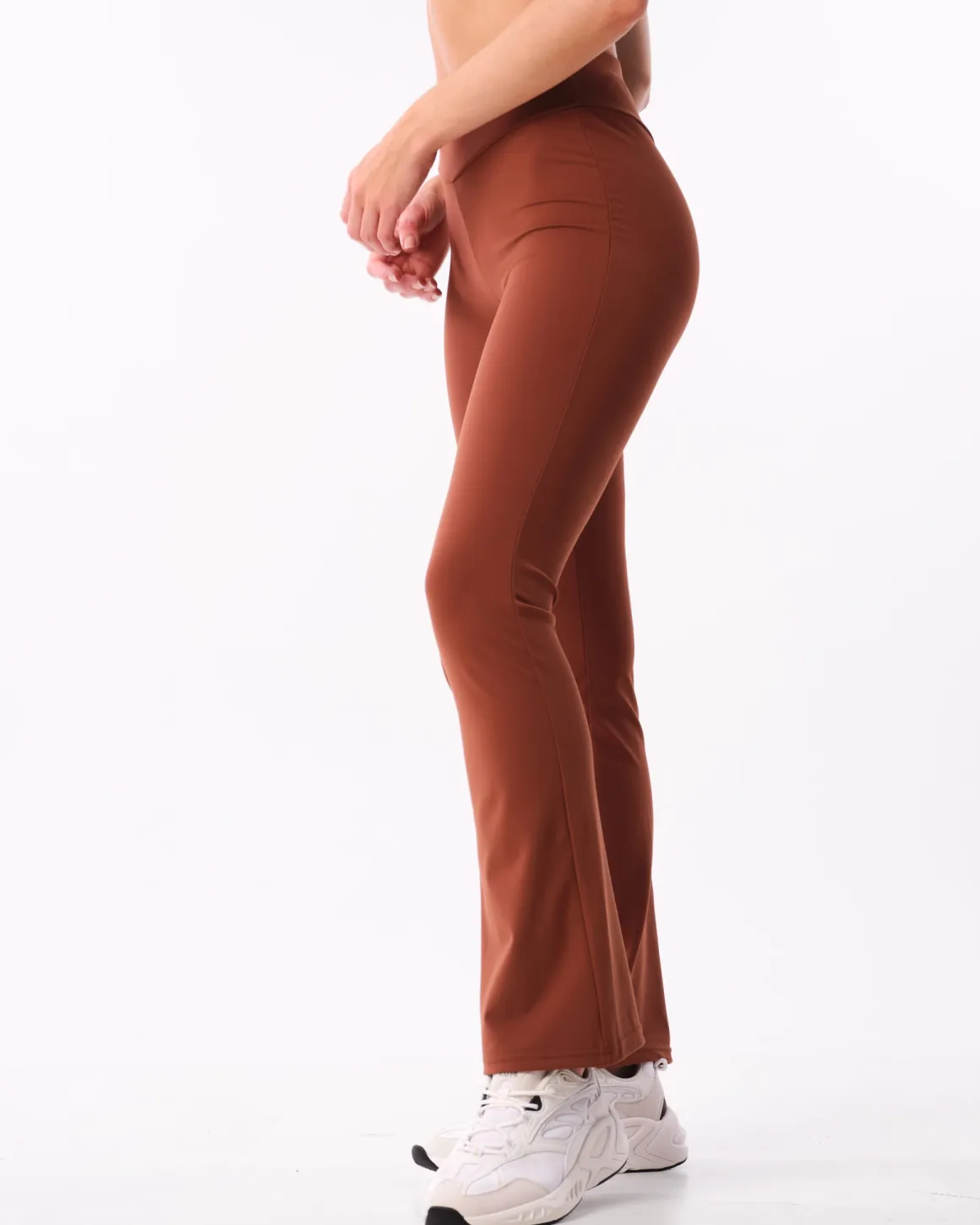 Lively Flare Pants Brown Chocolate